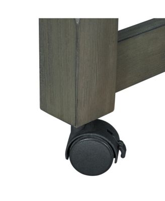 Extendable Kitchen Island Cart w/ Power Outlets & Storage