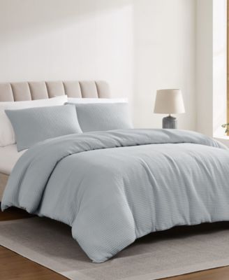 Heritage Cotton Waffle 3-Pc. Duvet Cover Set, King