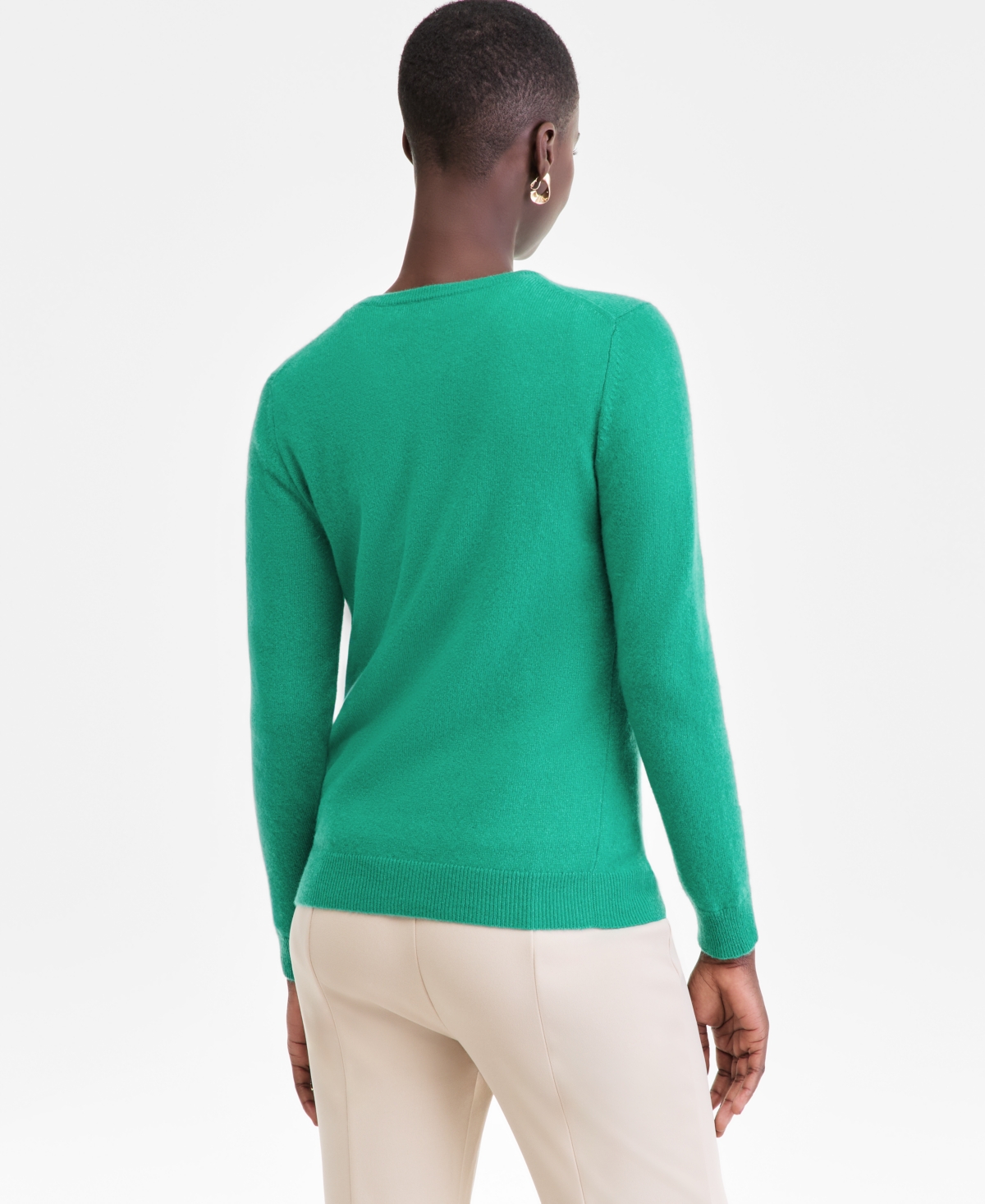 Charter Club Women's Long-Sleeve 100% Cashmere Crewneck Sweater, Macy's Exclusive