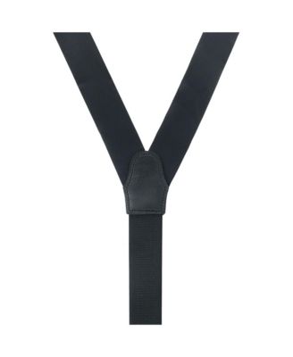 Men's Sutton Solid Color Silk Formal Suspenders | Y-Back, Adjustable Braces