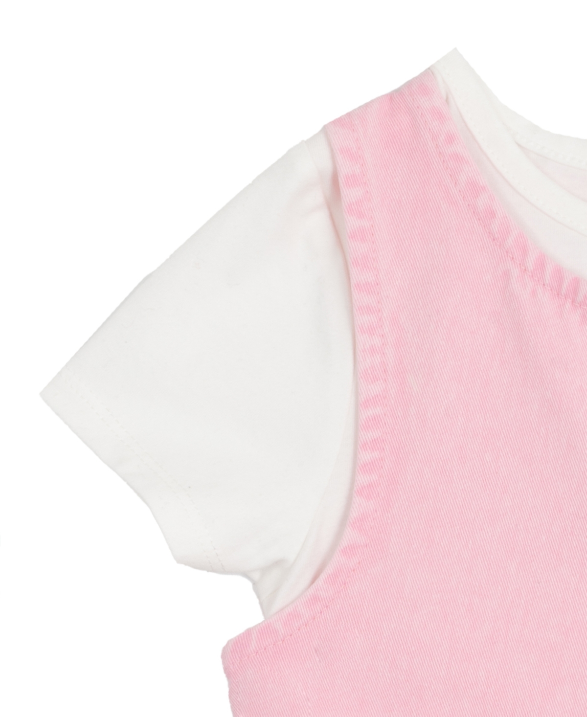 Sparkle & Shine Toddler And Little Girls 2-piece T-shirt And Denim Dress Set