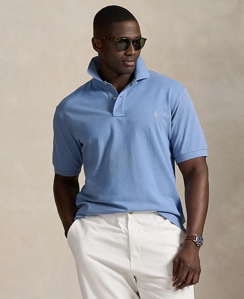 alfani Polo Ralph Lauren Men's Big & Tall The Iconic Mesh Polo Shirt Men's Fashion & Accessories
