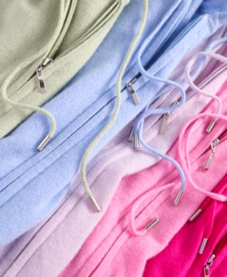 Women's 100% Cashmere Zip Hoodie, Created for Macy's