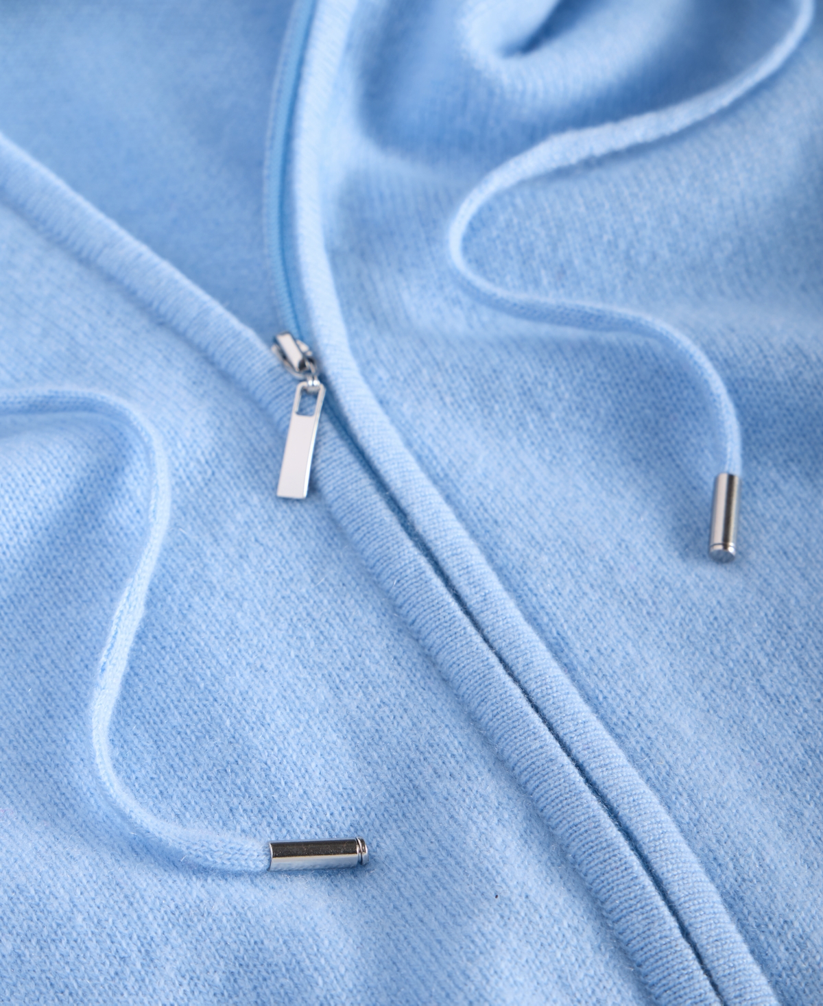 Charter Club Women's 100% Cashmere Zip Hoodie, Macy's Exclusive In Blue