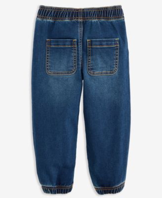 Toddler Boys 2T-4T Super Soft Stretch Knit Denim Jogger Jeans, Exclusively at Macy's
