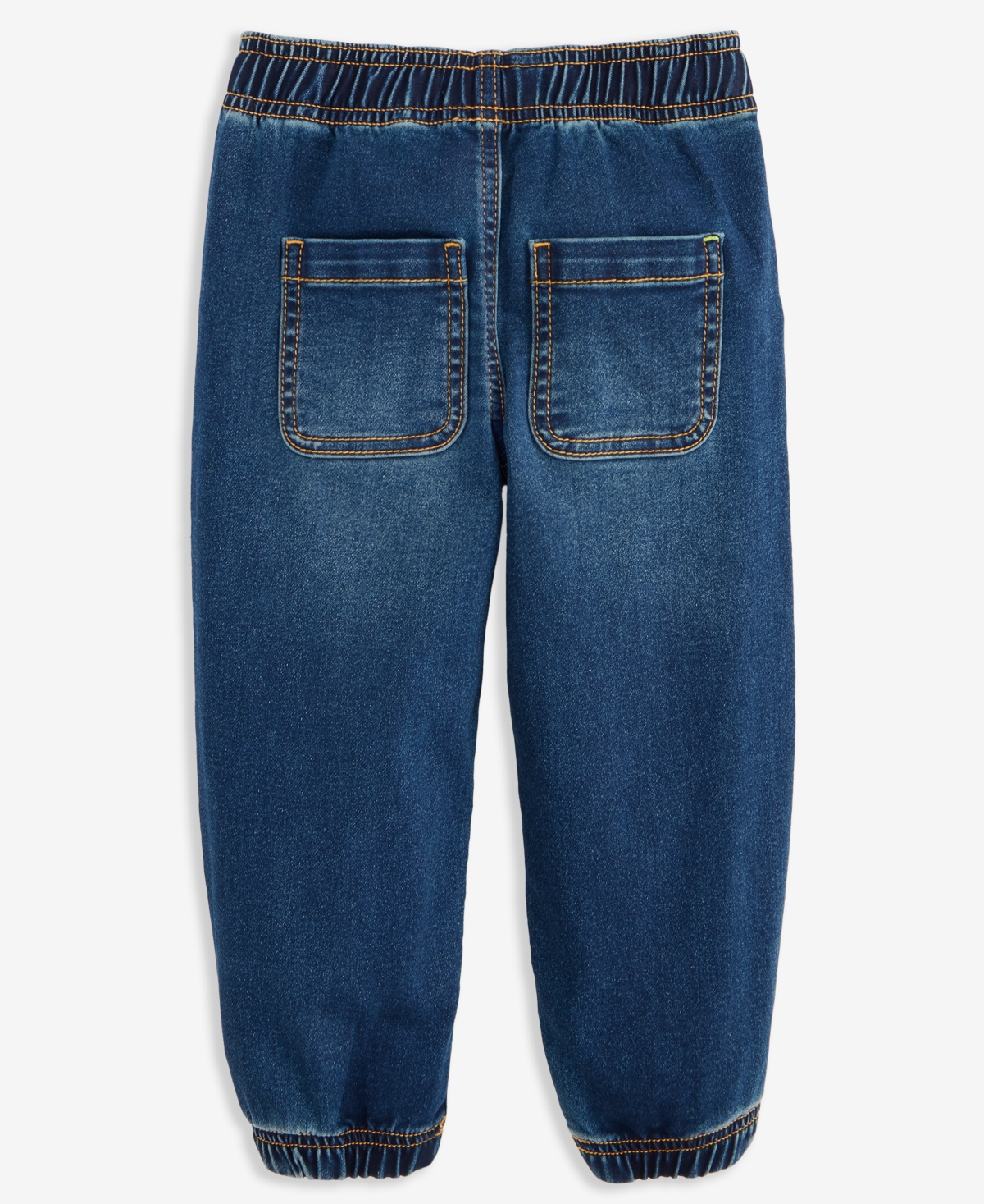 Epic Threads Toddler Boys 2t-4t Fulton Knit Denim Jogger Jeans, Exclusively At Macy's In Blue