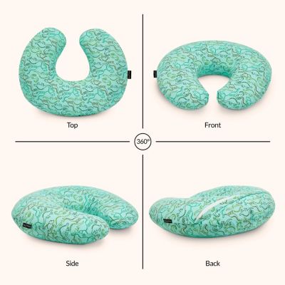Beeboo Nursing Pillow and Positioner, Removable and Washable Pillow Cover, Breathable Fabric