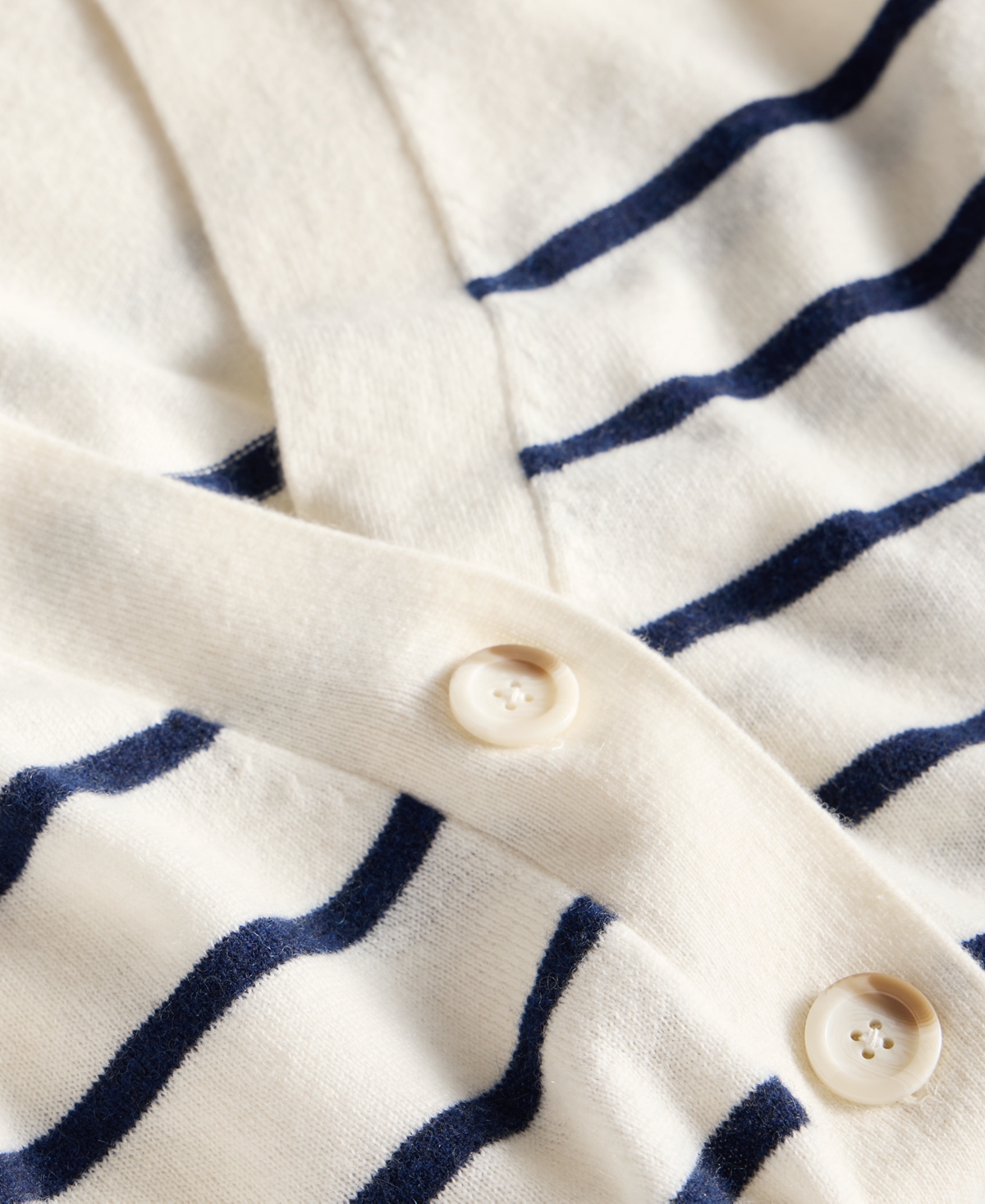 Charter Club Women's 100% Cashmere Striped Cardigan Sweater, Macy's Exclusive