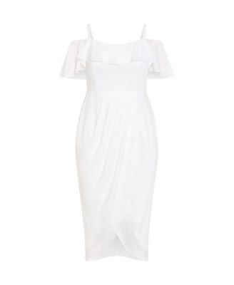 Women's Flirtation Drape Midi Dress