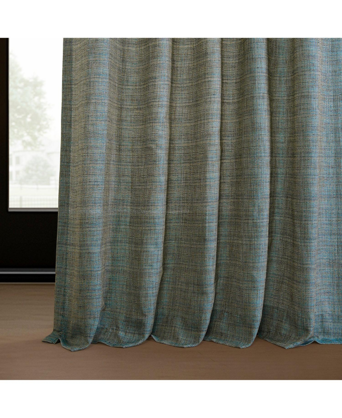Half Price Drapes Ivory Raw Weave Linen Curtains (2 Panels) Rod Pocket Window Curtains And Drapes, 50w X 84l