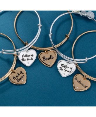 Maid Of Honor Heart Bangle Bracelet