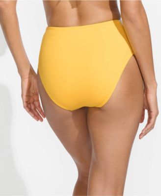 Women's Seamed High Waisted Bikini Bottoms