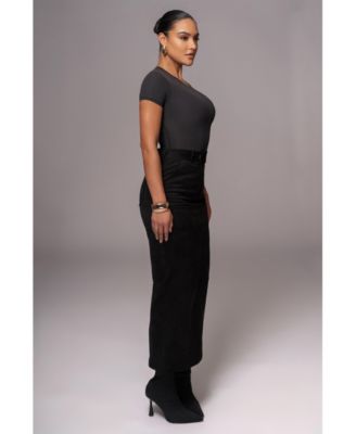 Women's Joy Suede Maxi Skirt