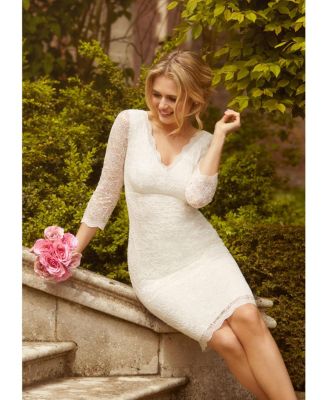 Women's Anya V-Neck Lace Wedding Dress