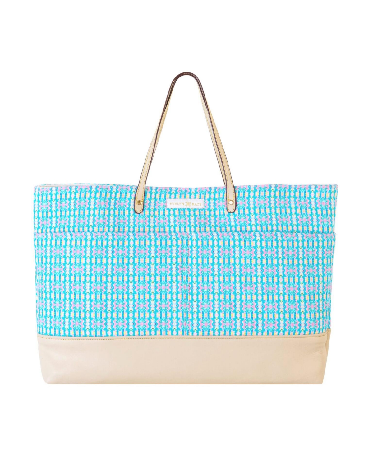Original Canvas Tote Bag with Leather Base - Abaco