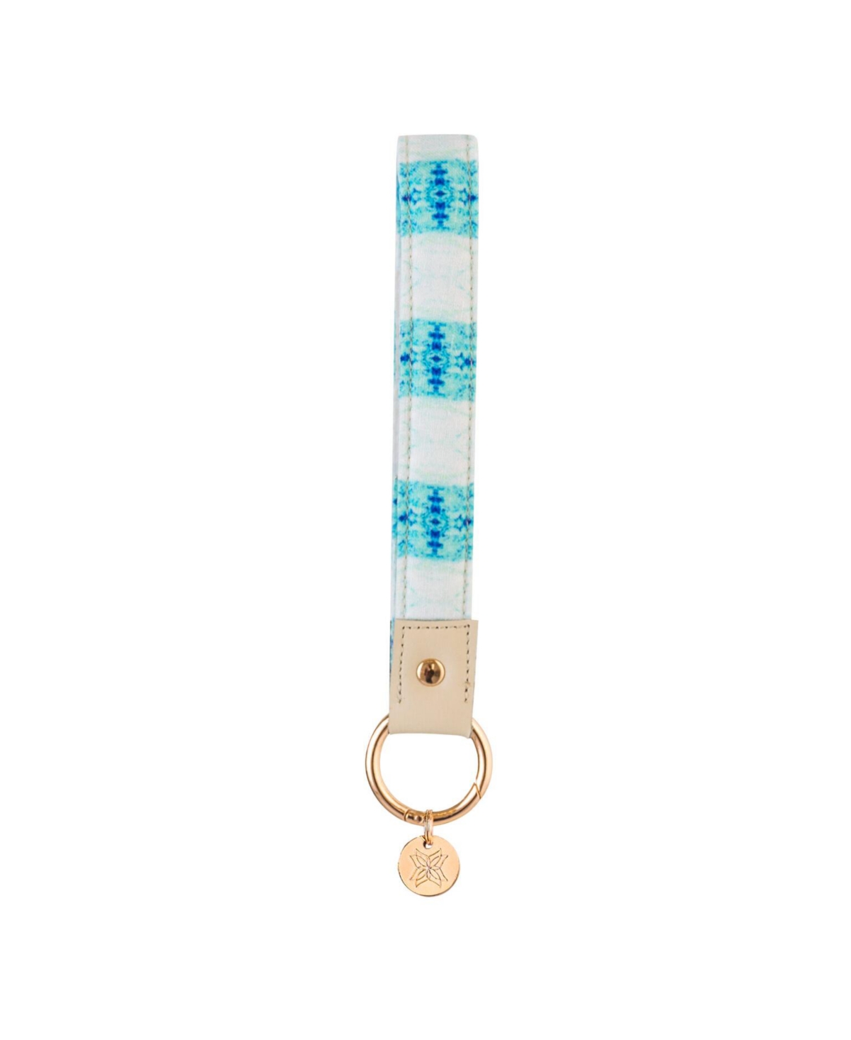 Fabric Loop Keychain - Island tropical blue