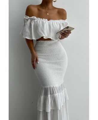 Women's Sienna Ruffled Skirt Set