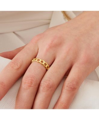 Sterling Silver Chain Ring