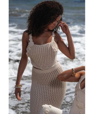 Women's Beachside Crochet Bustier