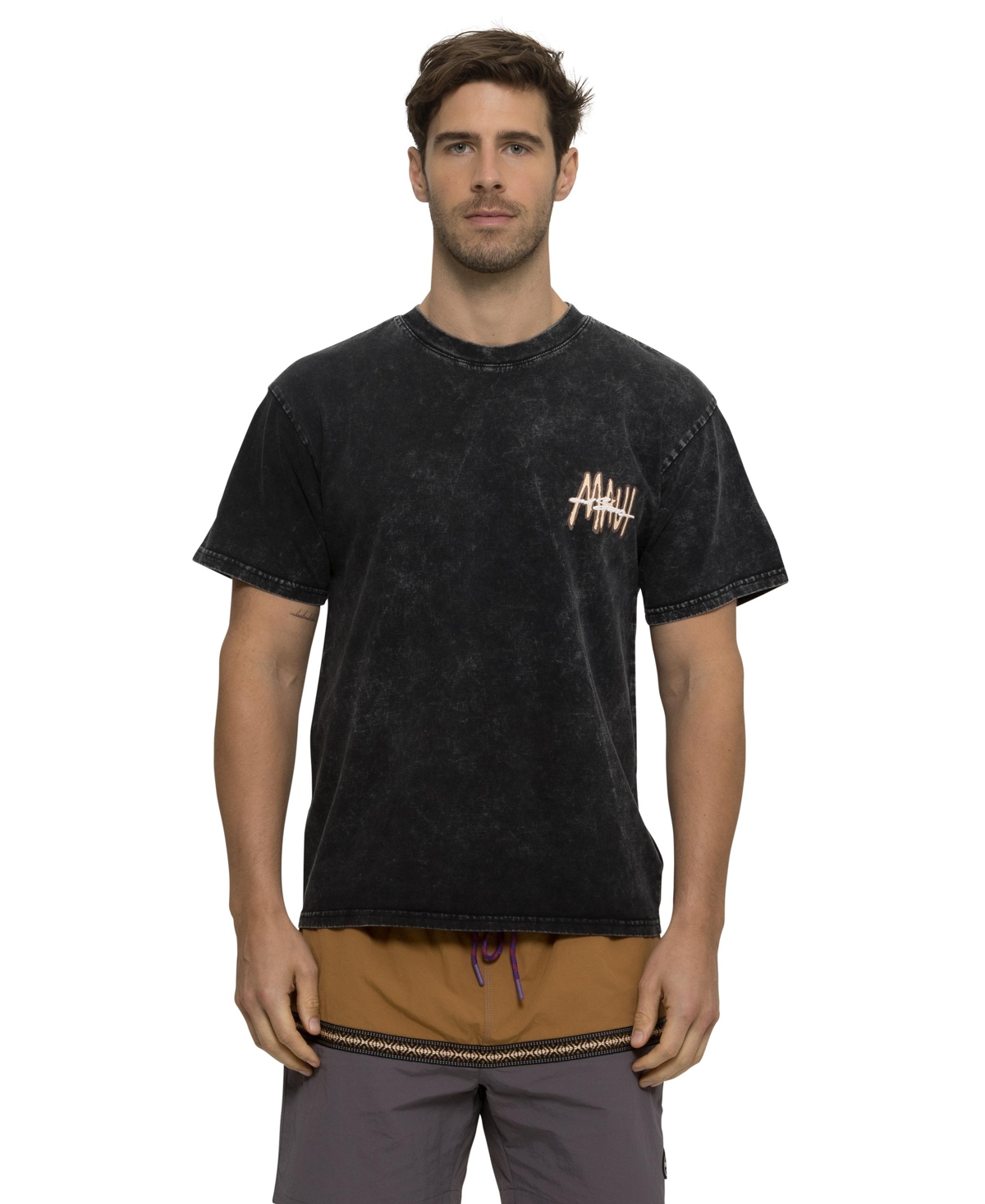 Men's Maui Tag Mineral Short Sleeve T-shirt - Black