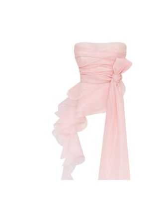 Women's Dreamy off-shoulder blouse with meringue flounces