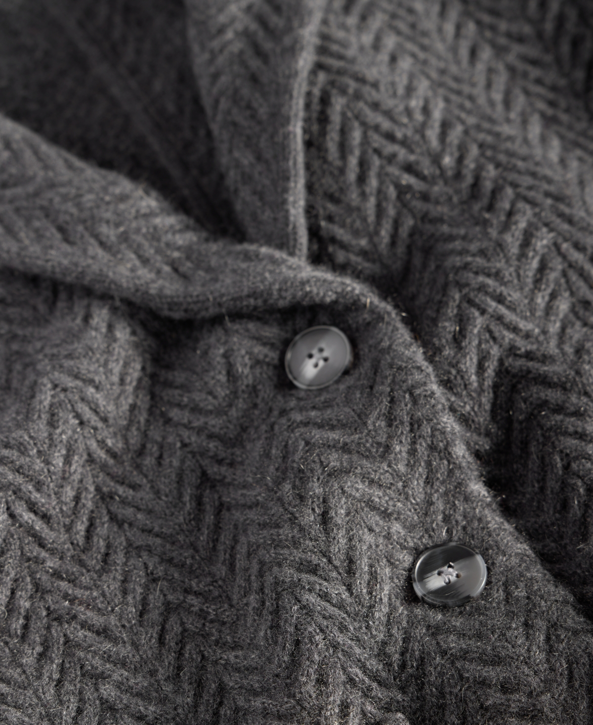 Charter Club Petite Herringbone-stitch Button-front Cashmere Jacket, Exclusively At Macy's