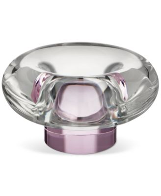 Kosta Boda Crystal Orion Votive Candle Holder - Pink 50$