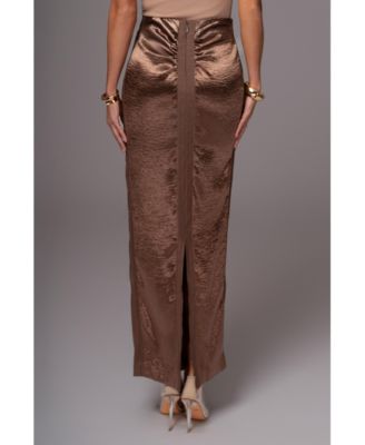 Women's Nora Satin Maxi Skirt