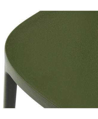 3-Piece Outdoor Round Metal Patio Dining Table Set With Stackable Patio Chairs