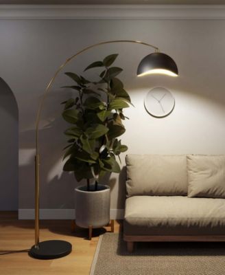 92" Metal Luna Bella Arc Floor Lamp
