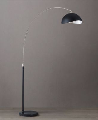 84" Glass Orson Arc Floor Lamp