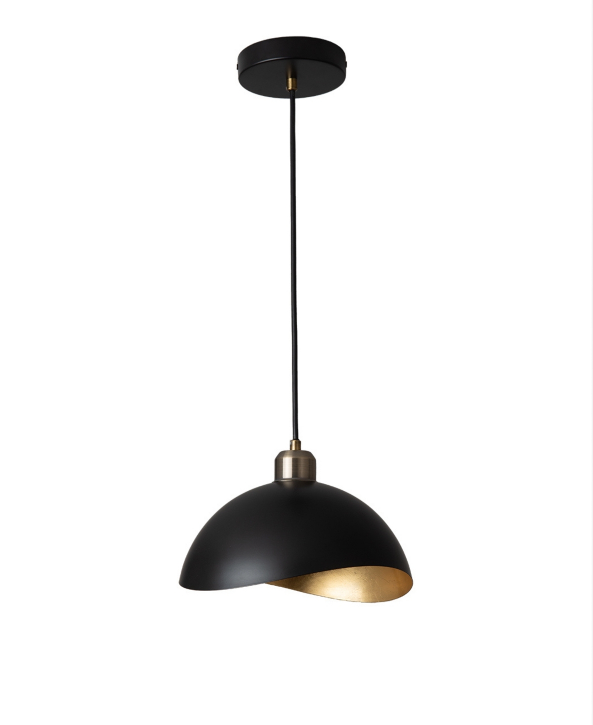 Nova Of California 60" Metal Luna Bella Small Pendant Lamp In Black