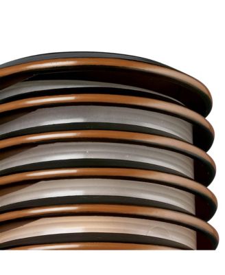 Modern Industrial Outdoor Wall Lights Fixtures Set of 2 Rubbed Bronze 10" Frosted Glass for Exterior House Porch