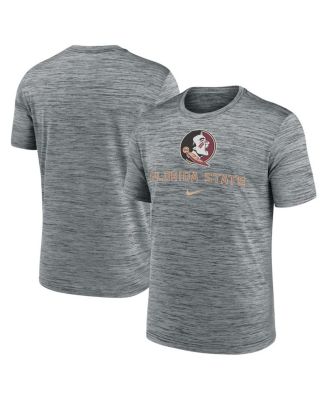 Nike - Men's Heather Gray Florida State Seminoles Primetime Velocity T-Shirt