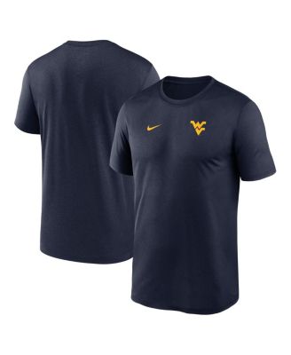 Nike - Men's Navy West Virginia Mountaineers 2025 Sideline Small Logo Legend Performance T-Shirt