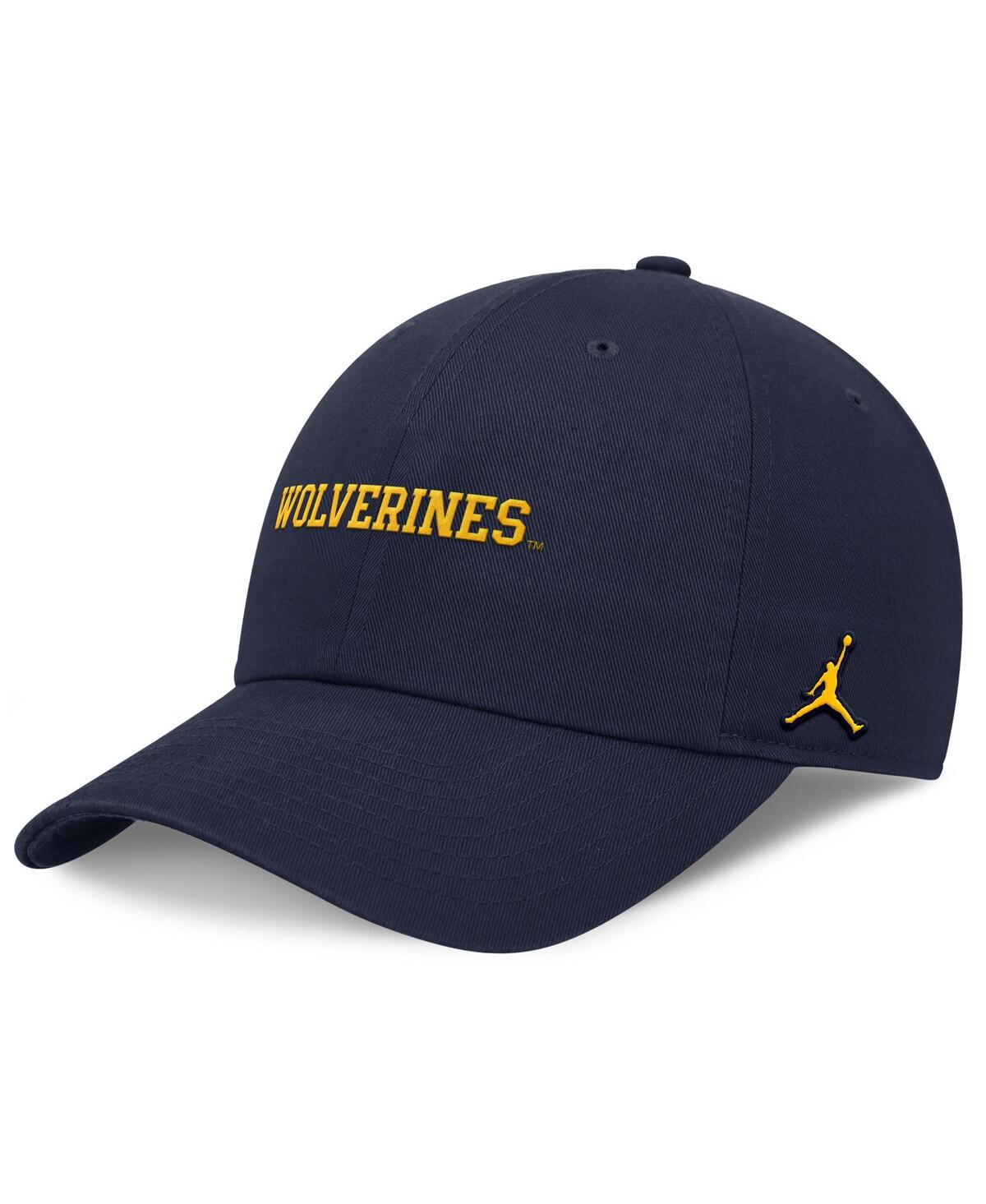 Jordan Men's Navy Michigan Wolverines Club Tri-glide Adjustable Hat