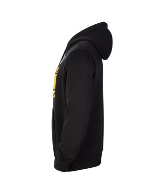 Men's Black Golden State Warriors Courtside Club Pullover Hoodie