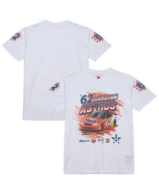 Mitchell & Ness - Men's White Houston Astros Speedway Car T-Shirt