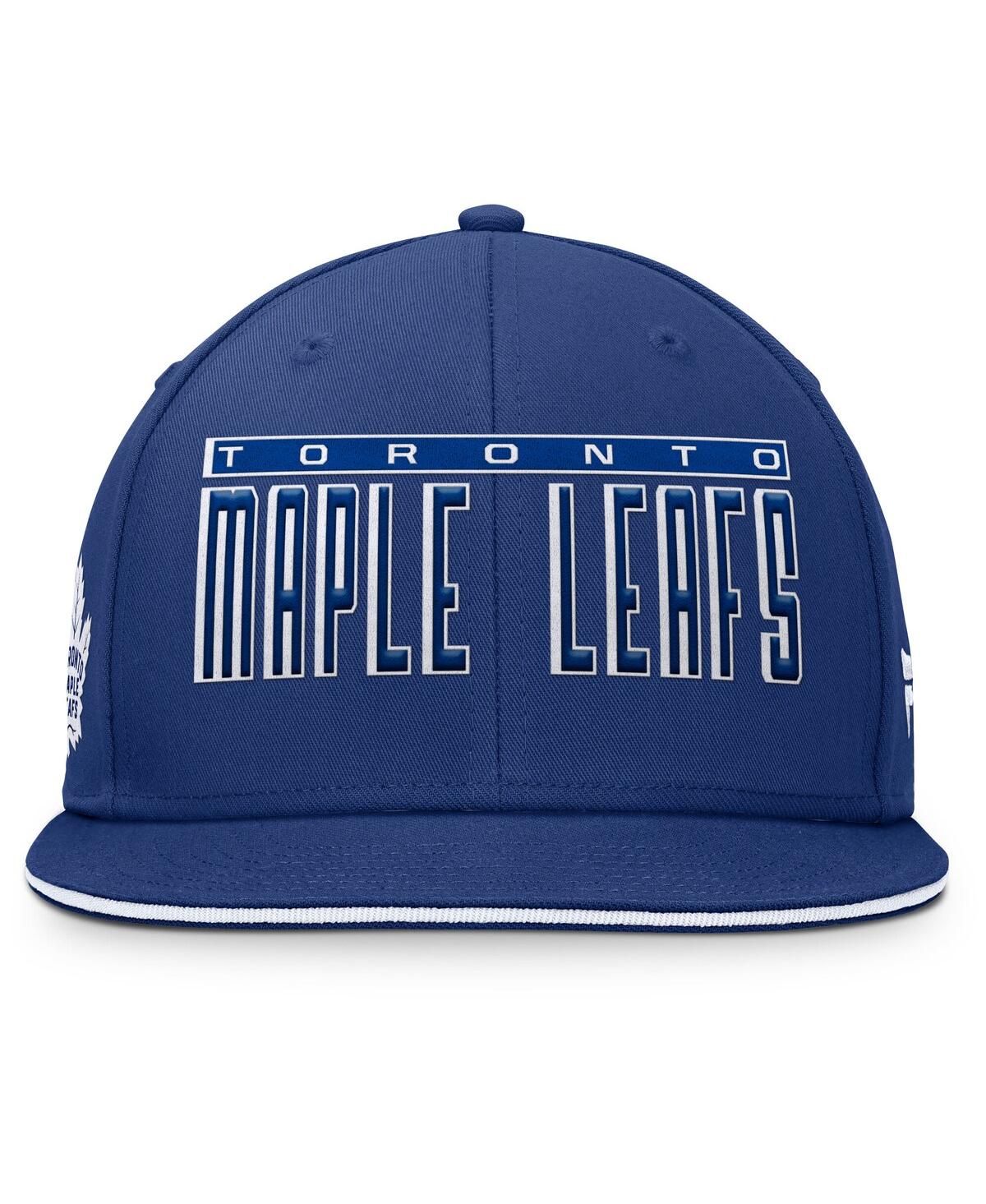 Fanatics Men's Blue Toronto Maple Leaf's Fundamental Gino Stack Snapback Hat