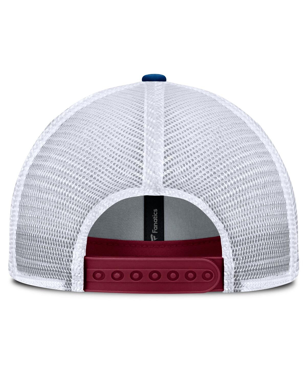 Fanatics Men's Burgundy Colorado Avalanche Fundamental One-time Trucker Adjustable Hat