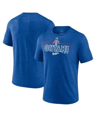 Fanatics - Men's Royal Los Angeles Dodgers Exclusive Neon Tri-Blend T-Shirt
