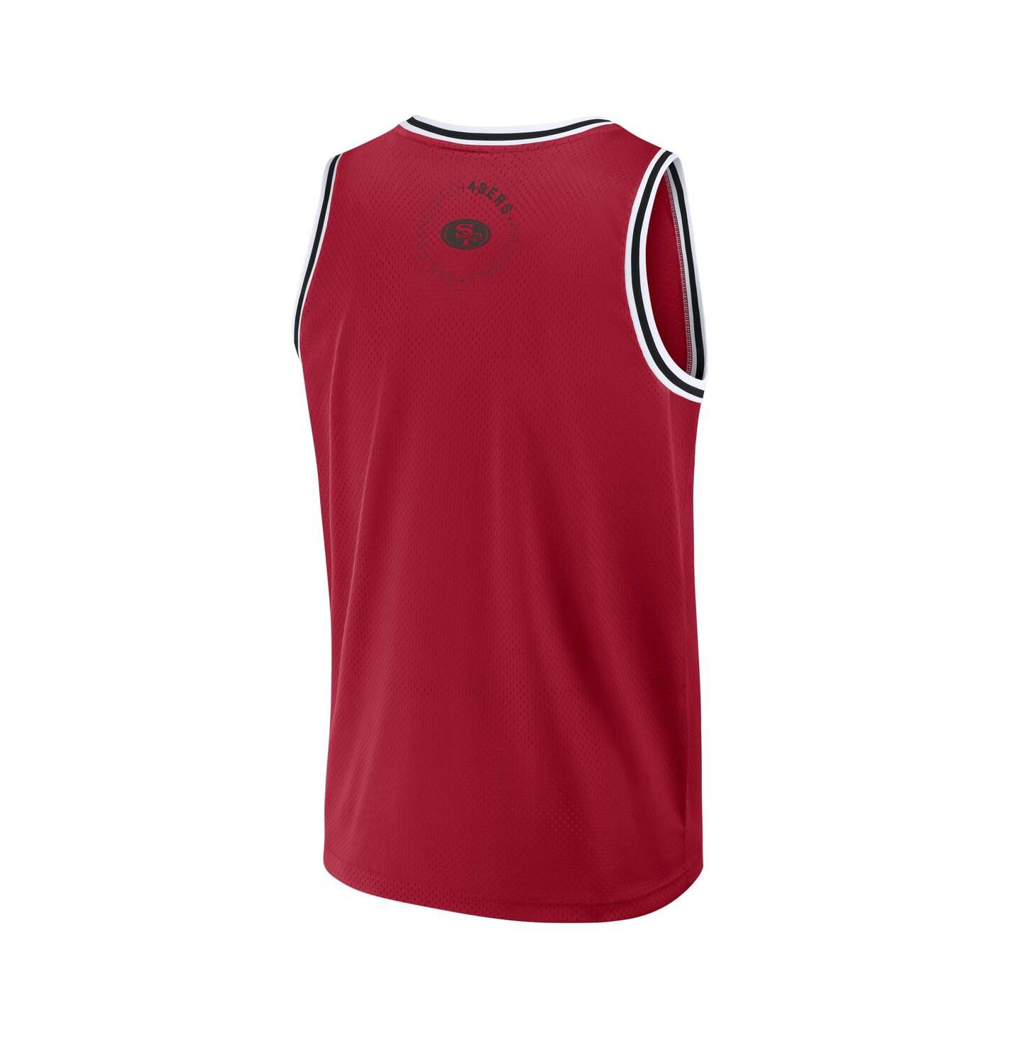Мужской топ Fanatics Scarlet San Francisco 49ers Elements Future Ground Jersey — фото 3