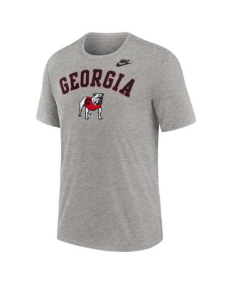 Men's Heather Gray Georgia Bulldogs Legacy Arch Tri-Blend T-Shirt