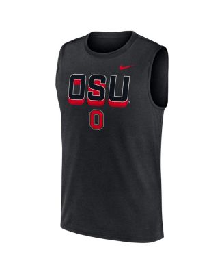 Men's Black Ohio State Buckeyes Primetime Tricode Legend Performance Tank Top