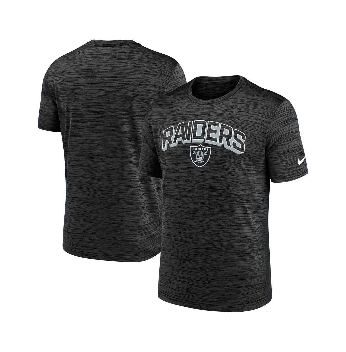 Мужская футболка Nike Black Las Vegas Raiders Velocity Performance — фото 1