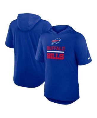 Nike - Men's Royal Buffalo Bills Lockup Tri-Blend Hoodie T-Shirt