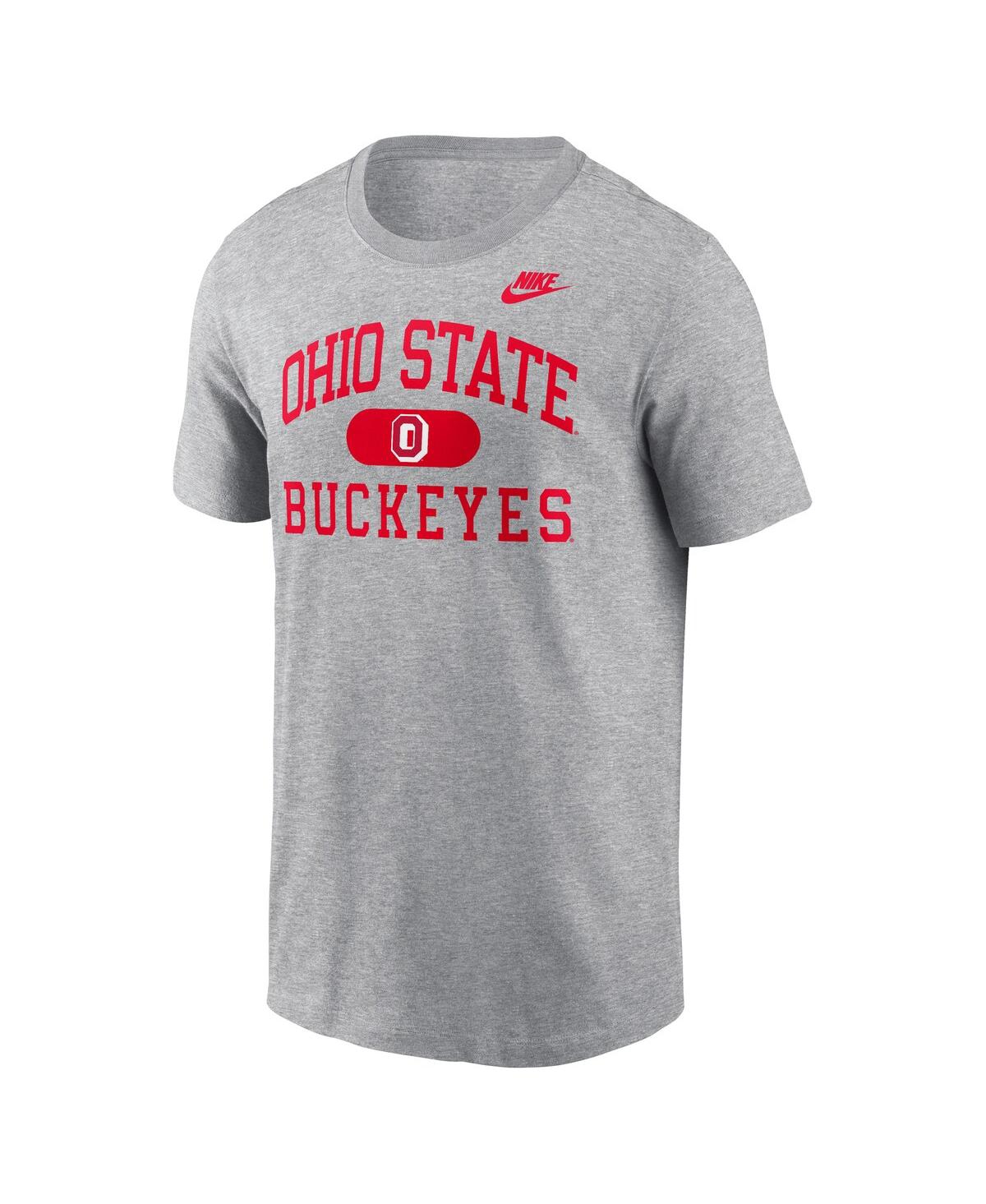 Nike Men's Heather Gray Ohio State Buckeyes Legacy Alma Mater T-Shirt