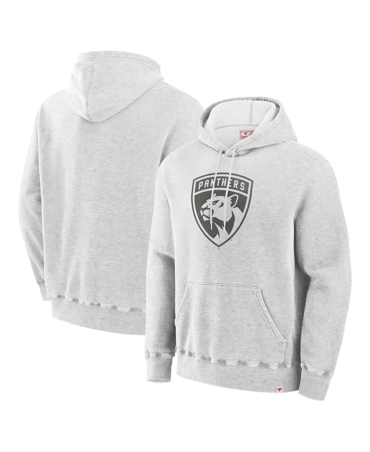 Fanatics Men's Cream Florida Panthers Made In Canada Pullover Hoodie