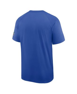 Men's Royal Florida Gators Ready Raglan Premium Performance T-Shirt