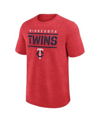 Men's Heather Red Minnesota Twins Top Notch T-Shirt